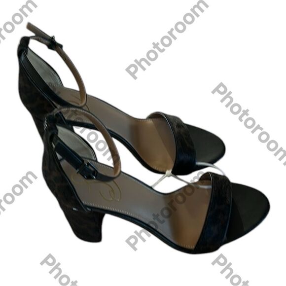 Sam Edelman Women's Yaro Dress Sandal, LEOPARD HAIR LEATHER, size 10, NWOT - Picture 4 of 13